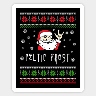 celtic frost santa metal Sticker